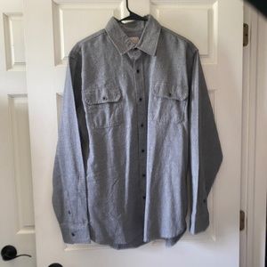 EUC - Jach's - Gray Button Down - Size L